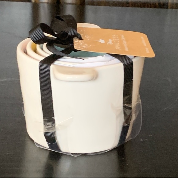 Rae Dunn Disney Princess Silhouette Ceramic Measuring Cup Set - Picture 6 of 15